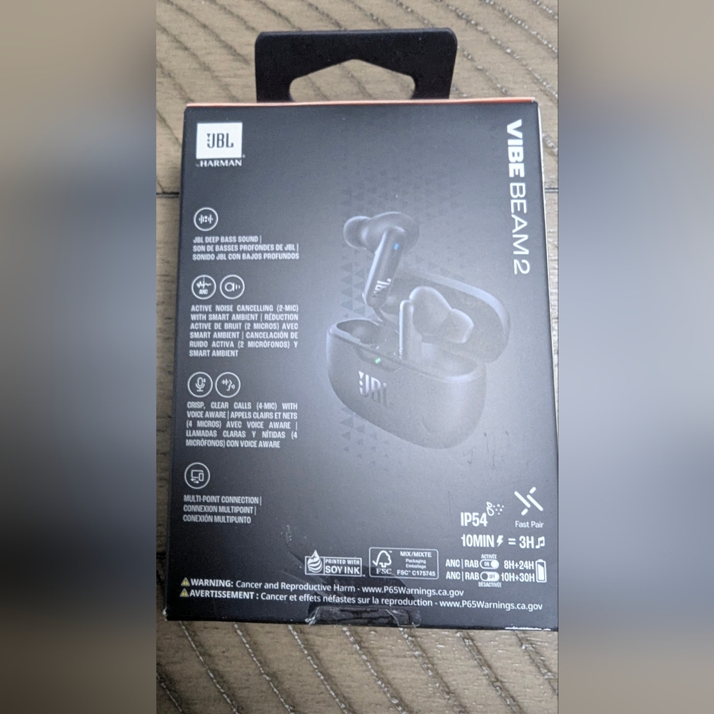 JBL VIBE BEAM 2 Wireless Earbuds - Picture 2 of 3